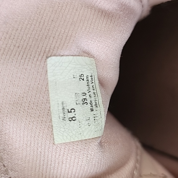 Vans Off the Wall blush pink low profile canvas sneakers tennis shoes Size 8.5 - Picture 8 of 8